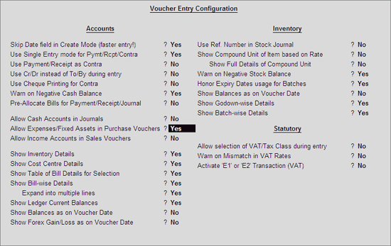Can We Allow Expenses for Fixed Assets in Purchase Vouchers? A Detailed Look