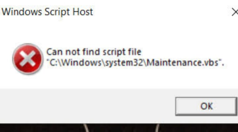 Can Not Find Script File – What to Do?